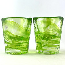 2 BOUGEOIRS Verre ULRICA