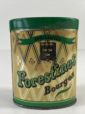 Antique FORESTINES BOURGES Metallic Box with Lid