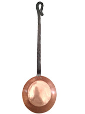 VINTAGE ? SUPERB COPPER AND WROUGHT IRON STOVE ? LARGE HANDLE