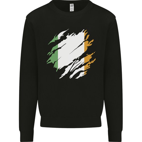 Déchiré irlande drapeau - drapeau, st