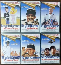LE GENDARME DE SAINT TROPEZ avec LOUIS DE FUNES Lot de 6 Cassettes Video VHS VF