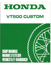 Honda VT500C Shadow 1983-1985 Complete Service & Repair Manual