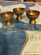 3 Petits gobelets ancien en