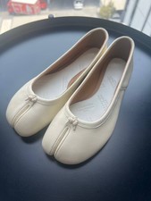 Maison Margiela Tabi Flat Ballerinas – White, Size 39 ,25.5cm