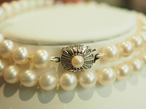 Collier chocker perles - collier,