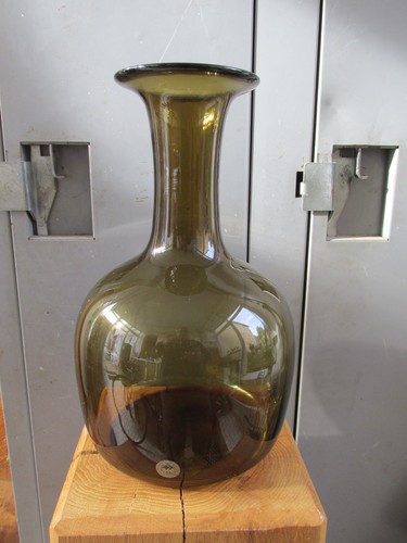 Holmegaard vase havanna verre - vase,