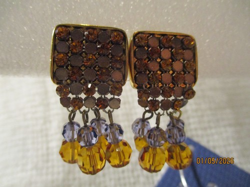 Superbes clips swarovski - clips,