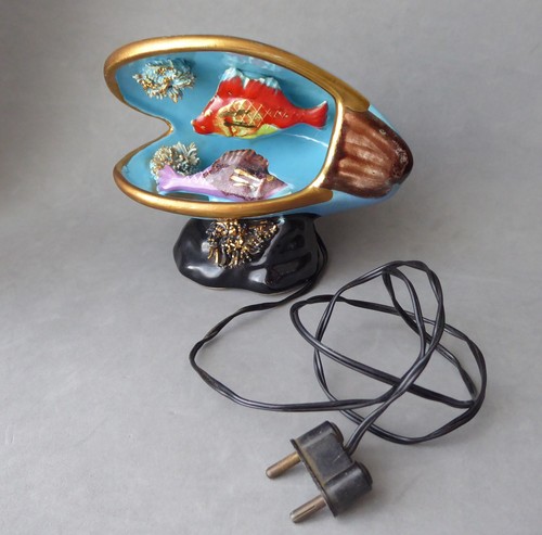 Petite lampe coquillage - coquillage, en