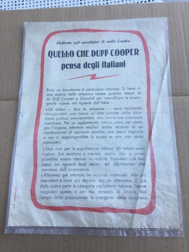 Vieux flyer anti alliés - vieux,