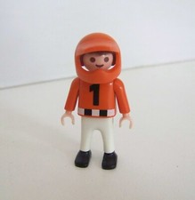 Playmobil (31123) modern child - boy orange & white motorcycle helmet orange 4698