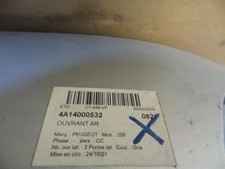 Malle/Hayon arriere PEUGEOT