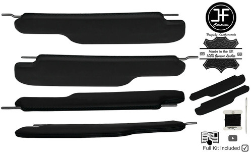 Couvre soleil cuir noir - couvre-soleil, À