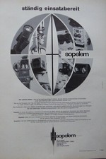 8/1978 PUB SOPELEM ARMEMENT NIGHT VISION OPTIQUE EPISCOPE ORIGINAL GERMAN AD