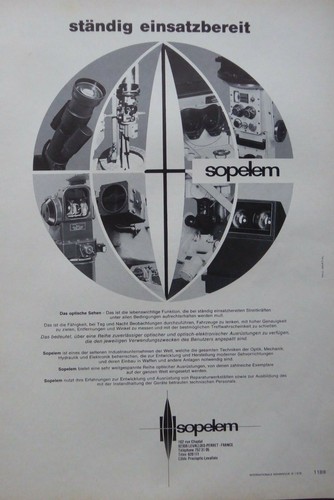 1978 pub sopelem - 8/1978, armement