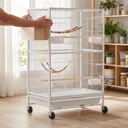 Cage oiseaux intérieure - oiseaux,