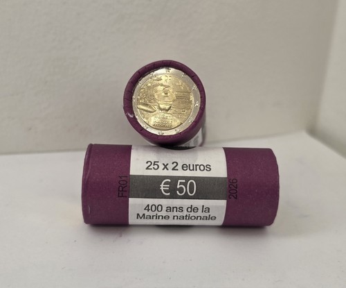 Rouleau euros - rouleau, 25