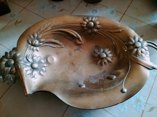 Belle corbeille laiton a - corbeille,