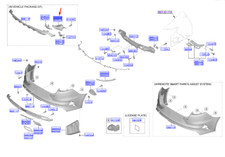 Garniture de queue gauche KIA
