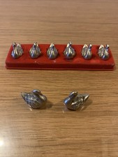 Lot De 8 Porte Menu En Métal