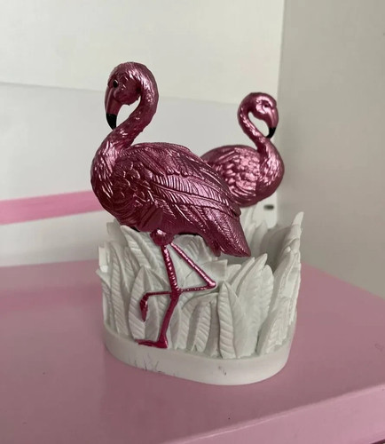 Porte savon flamant - flamant, rose