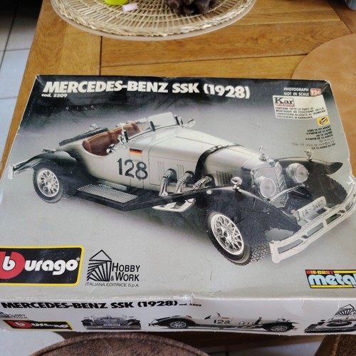 Burago mercedes benz ssk - burago, 1/24
