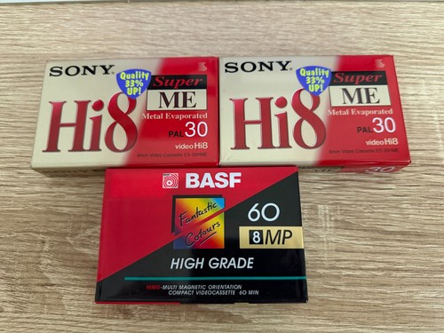 Kassettes video8 hi8 basf - video8,