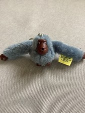 Kipling monkey keychain Lizzy blue-gray