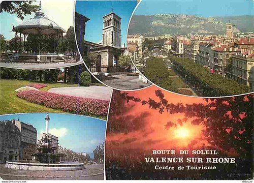 Carte postale valence - -,
