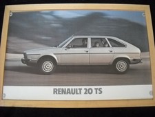 AFFICHE POSTER RENAULT 20 TS -