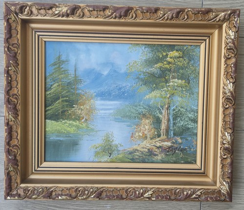 Taylor peinture paysage lac - , et