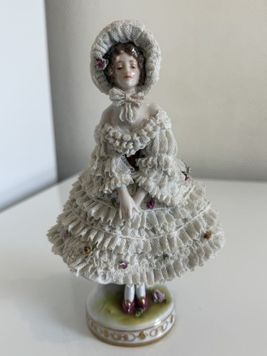 Antique german porcelain lace