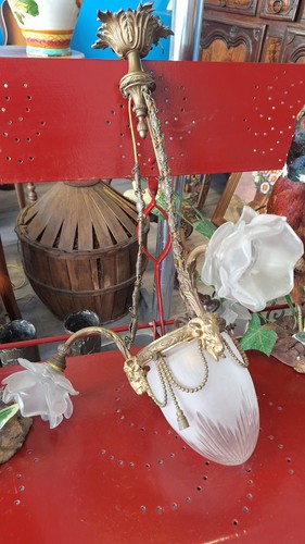 Ancien lustre suspension style - ancien,