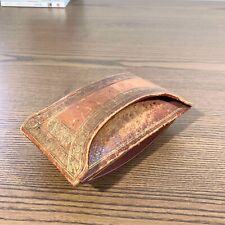 Antique Gold Rejected Leather Blotter Stamp - Napoleon III Desk circa 1850