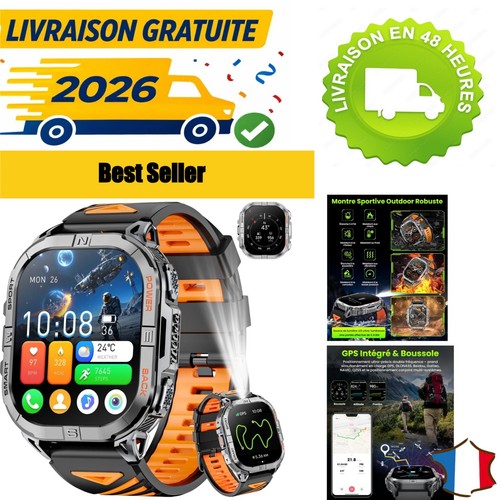 Montre connectée homme - montre,