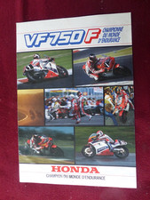 prospectus moto HONDA VF 750 F