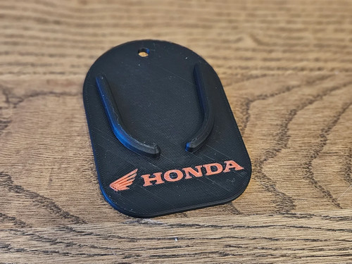 Platine bequille moto honda - platine,