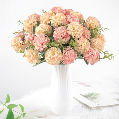 Fleur hortensia soie - fleur,