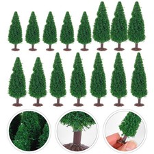 15pcs modèle arbre artificiel bricolage paysage décoratif décoratif