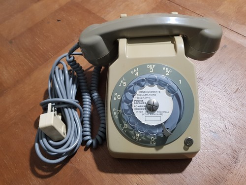 Telephone cadran rotatif - telephone,
