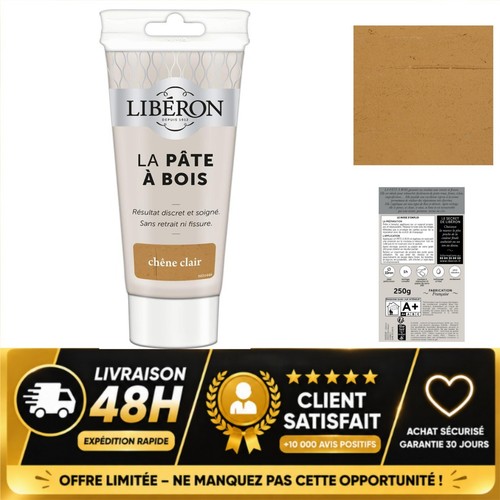 Libéron pâte bois - pâte, chêne