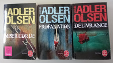 Lot de trois livres Jussi Adler Olsen format pocket (N°3922S)