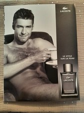 Perfume Paper Advertising. Ad Lacoste Perfume for Men 2002 