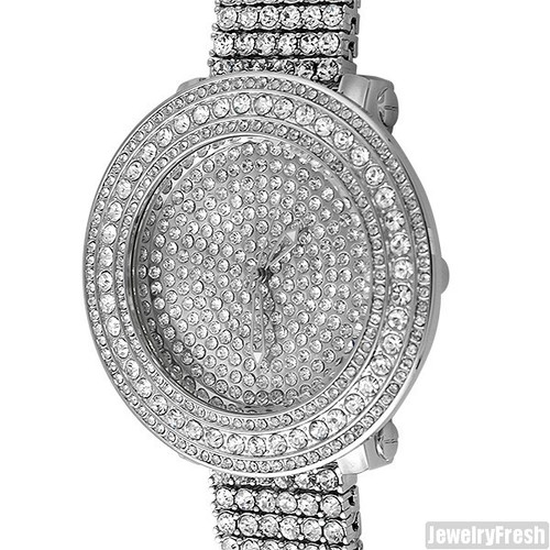 Silver fully iced - fully, fancy