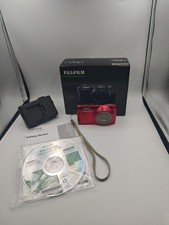 Fujifilm Digital Camera FinePix T550 16.0MP Red . Memory Card 4gb. Charger 