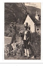 THE PYRENEES: in the mountains, guide and hunter - very good condition