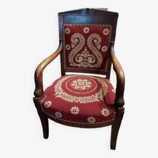 fauteuil style EMPIRE en acajou