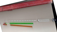 antique tool density meter + 2 vials to determine red green in glass tube