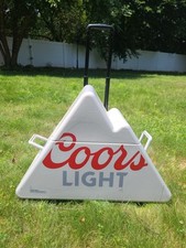 Rare Coors Light Triangle Mountain Cooler Beer Advertising 2016