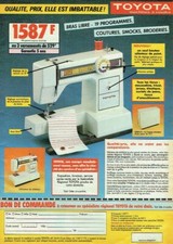 1986 Advertising1020 Toyota Free Arm Sewing Machine Advertising