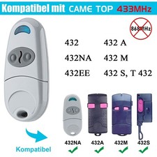 1pc For 433MHz Came Top 432NA/432SA/432M/432EE Garage Door Handheld Transmitter